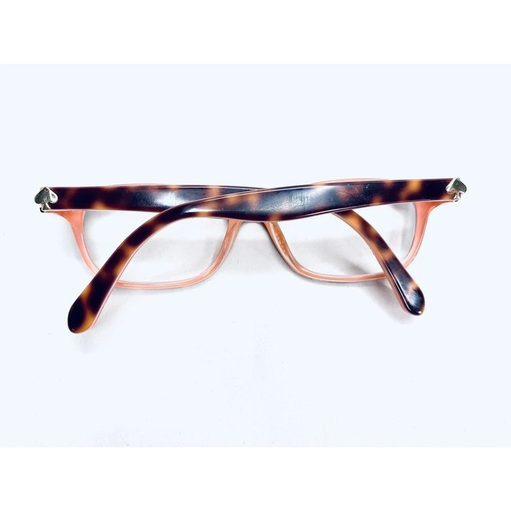 Kate Spade NY Tortoise Wayfarer Eyeglasses Pink Clear Brylie QTQ 50 16 135